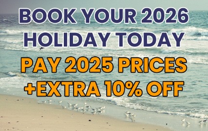 Book Your 2026 Holiday at 2025 Prices – Plus 10% Off!